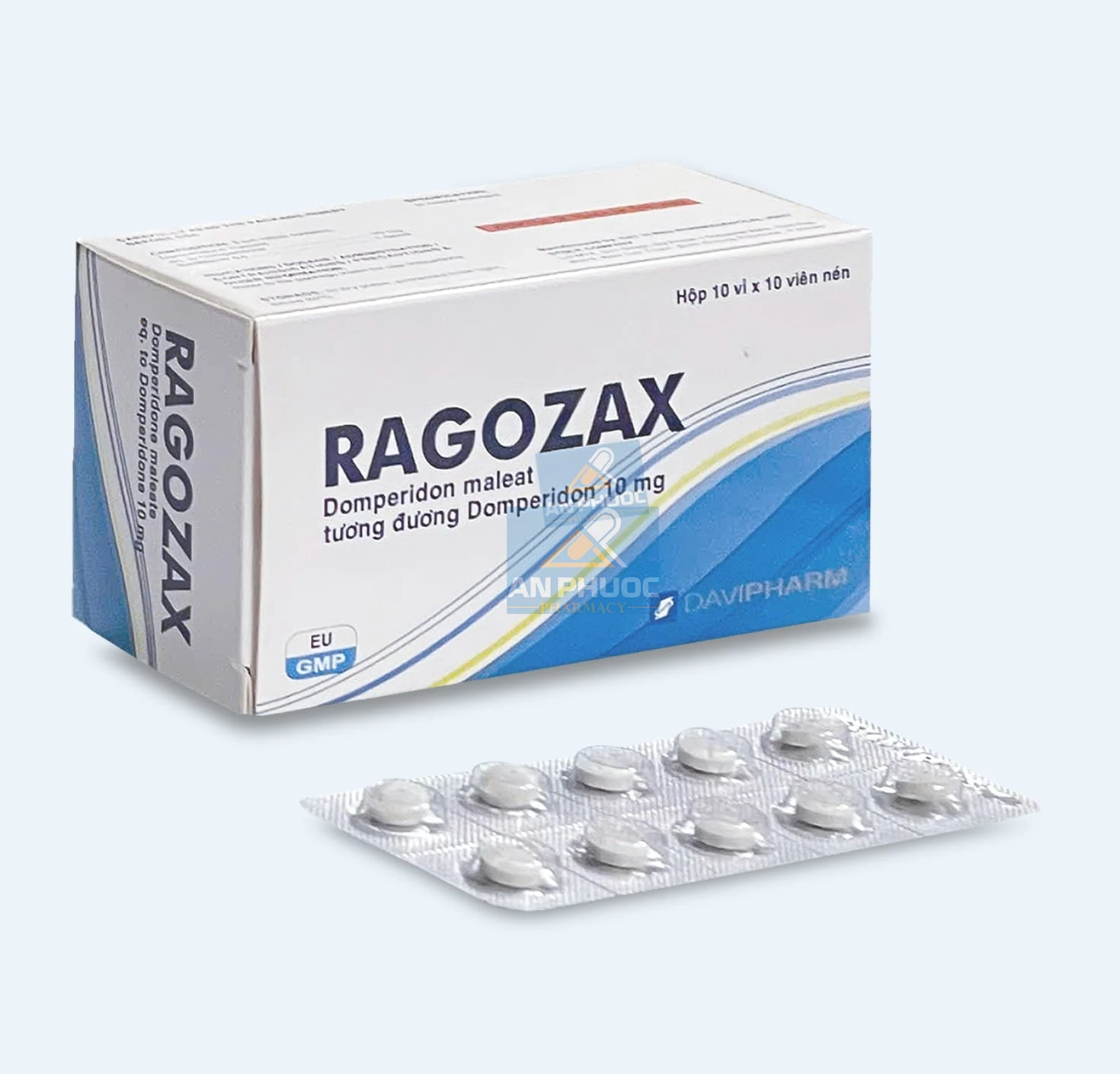 Thuốc chống nôn Ragozax® 10mg | Hộp 100 viên