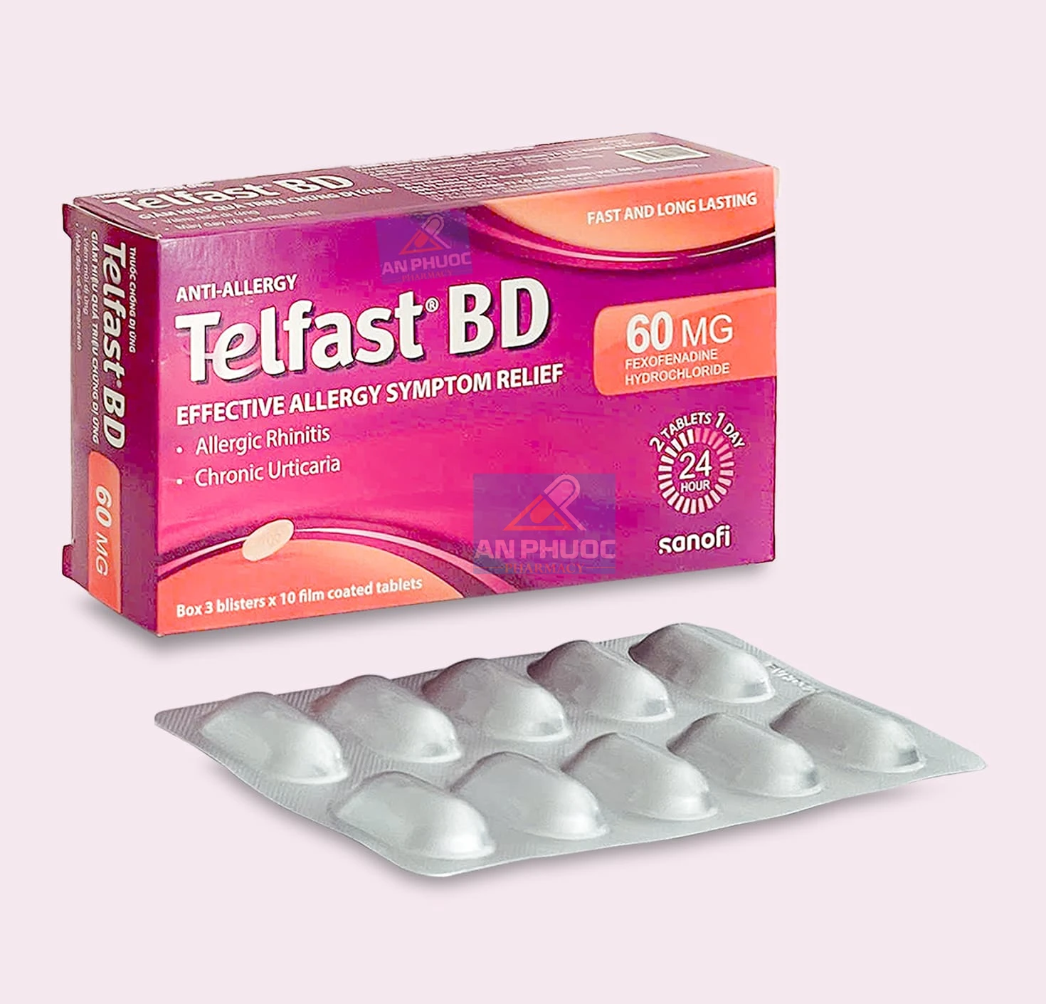 Thuốc chống dị ứng Telfast® 60mg