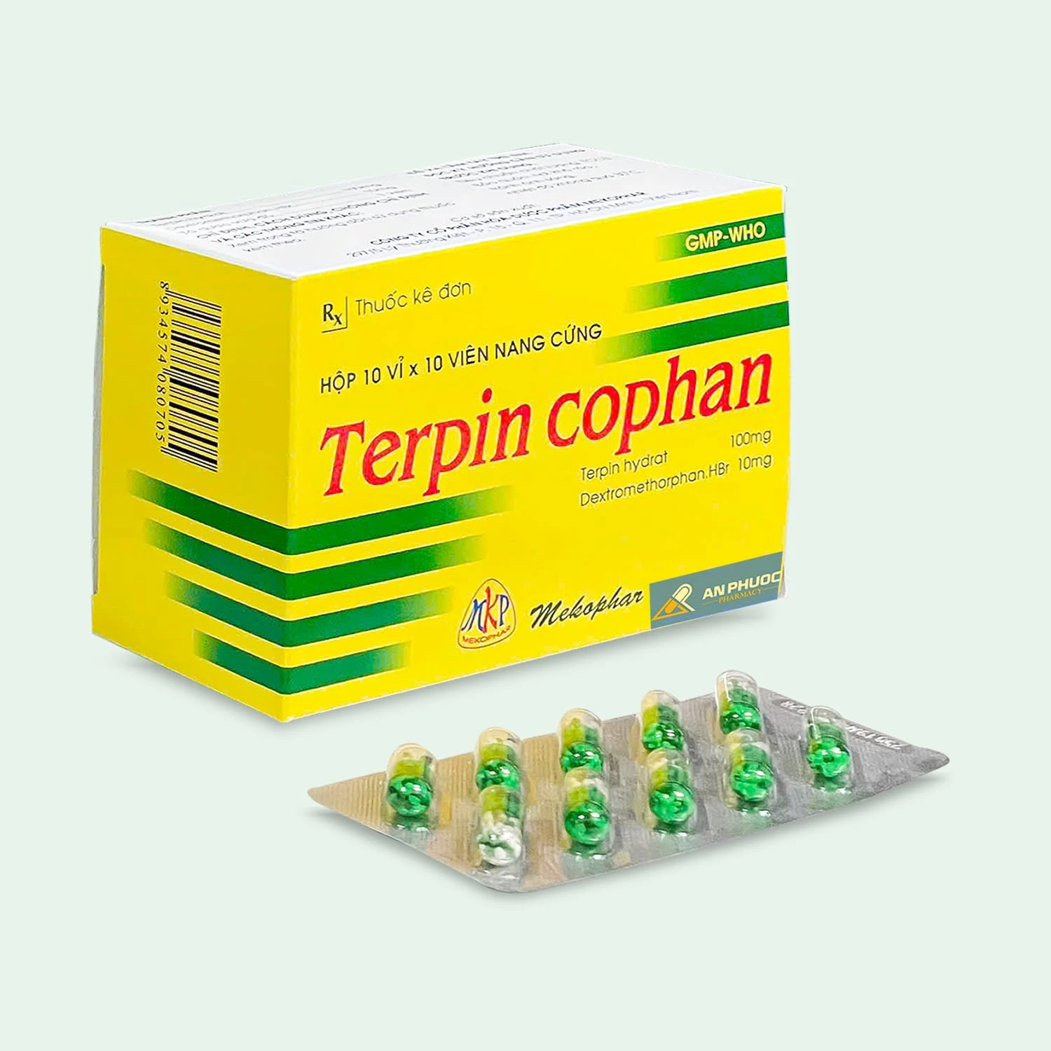 Thuốc Terpin cophan | Hộp 100 viên