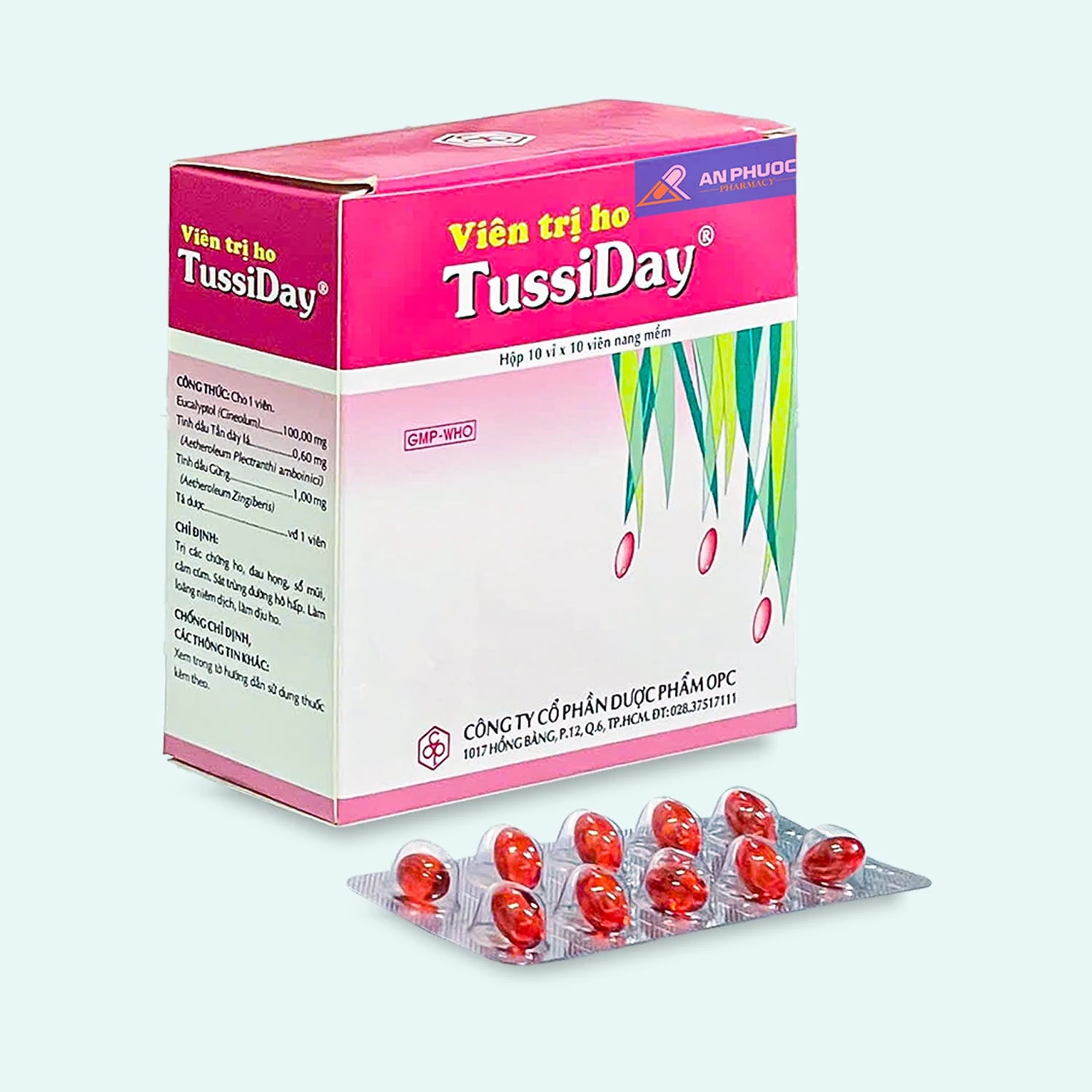 Thuốc Trị Ho TussiDay | Hộp 100v