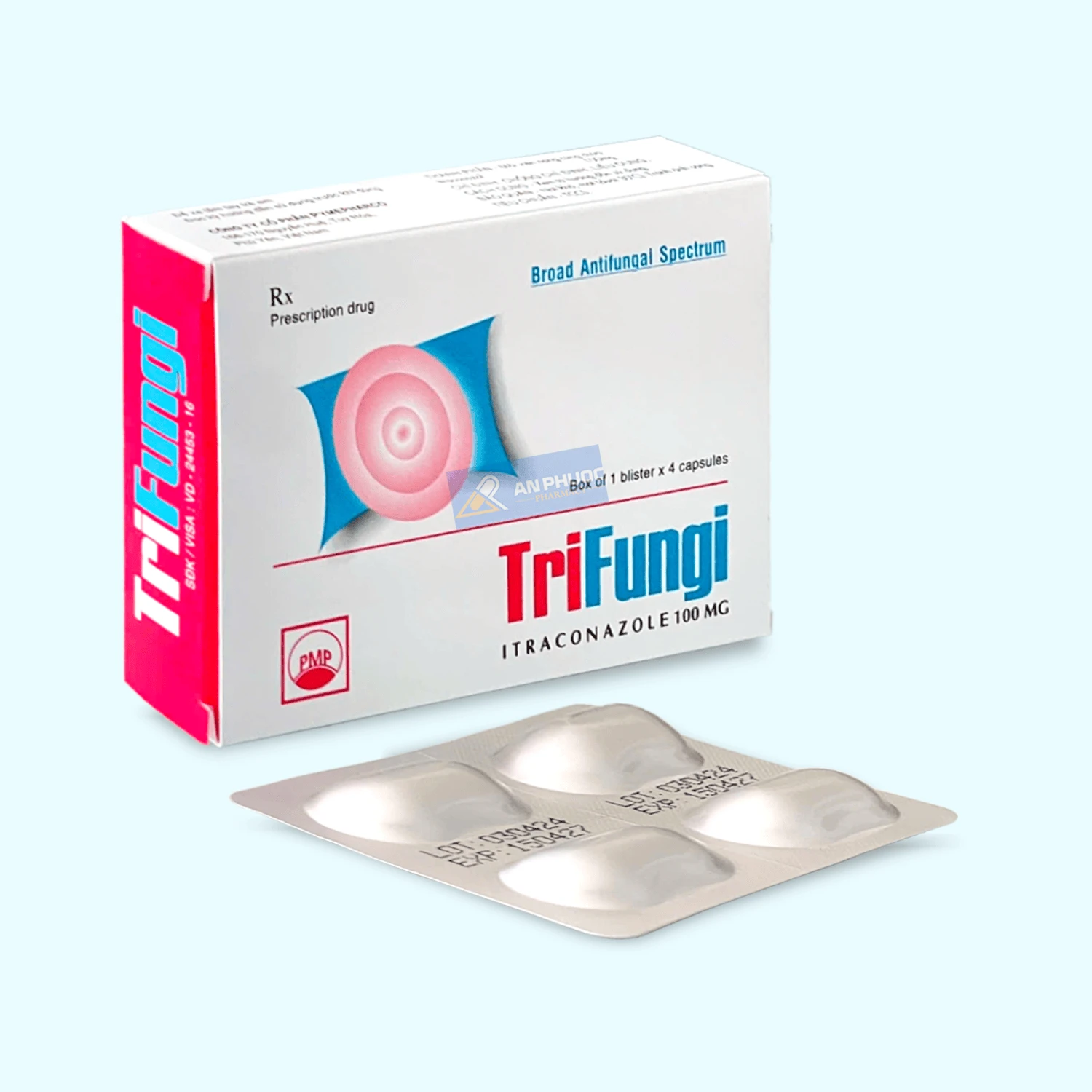 Thuốc kháng nấm Trifungi® (itraconazole) 100mg