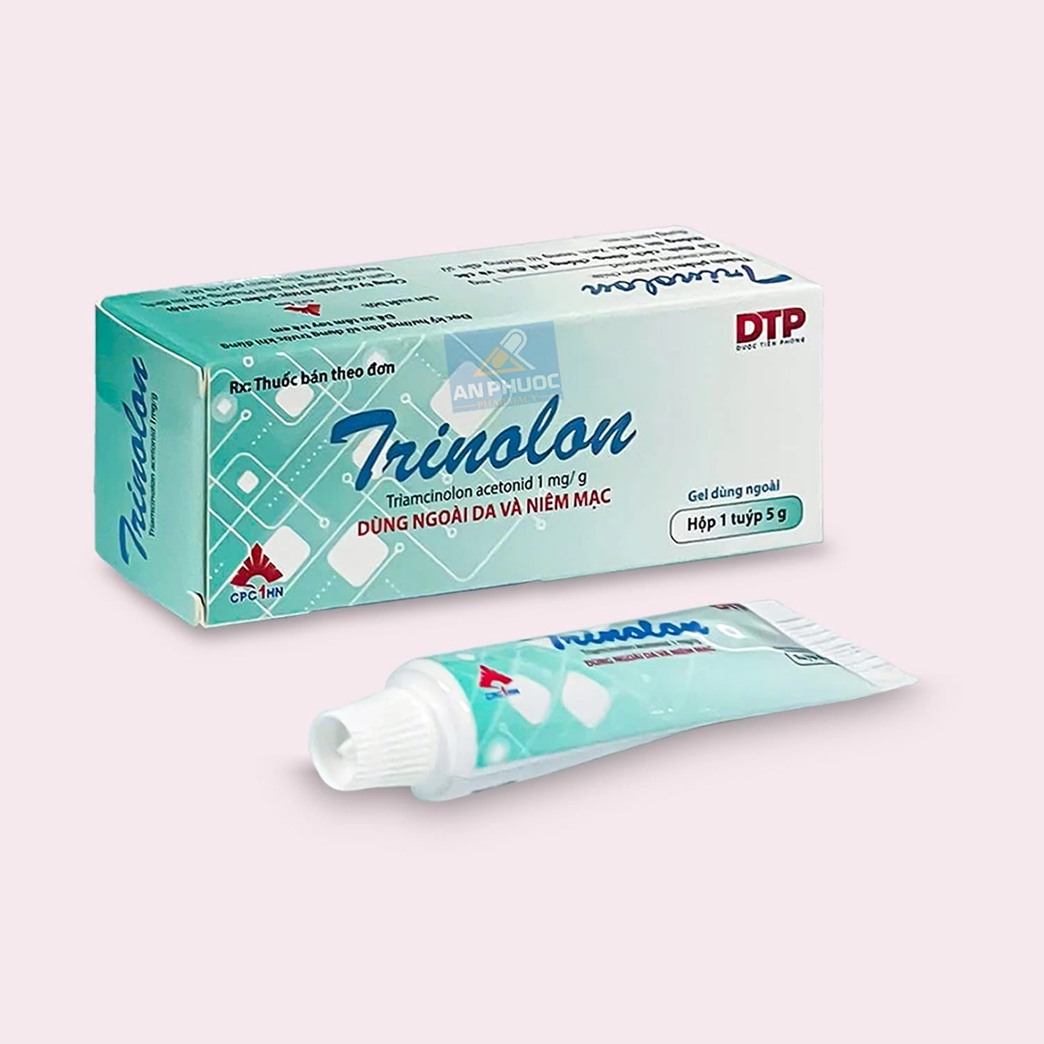 Thuốc dùng ngoài da và niêm mạc Trinolon® (triamcinolon) 1mg/g