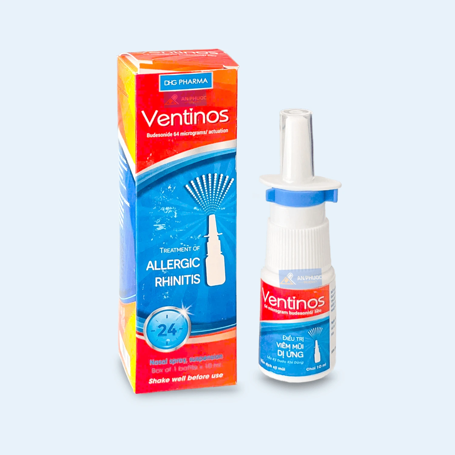 Thuốc xịt điều trị viêm mũi dị ứng Ventinos® (budesonide)