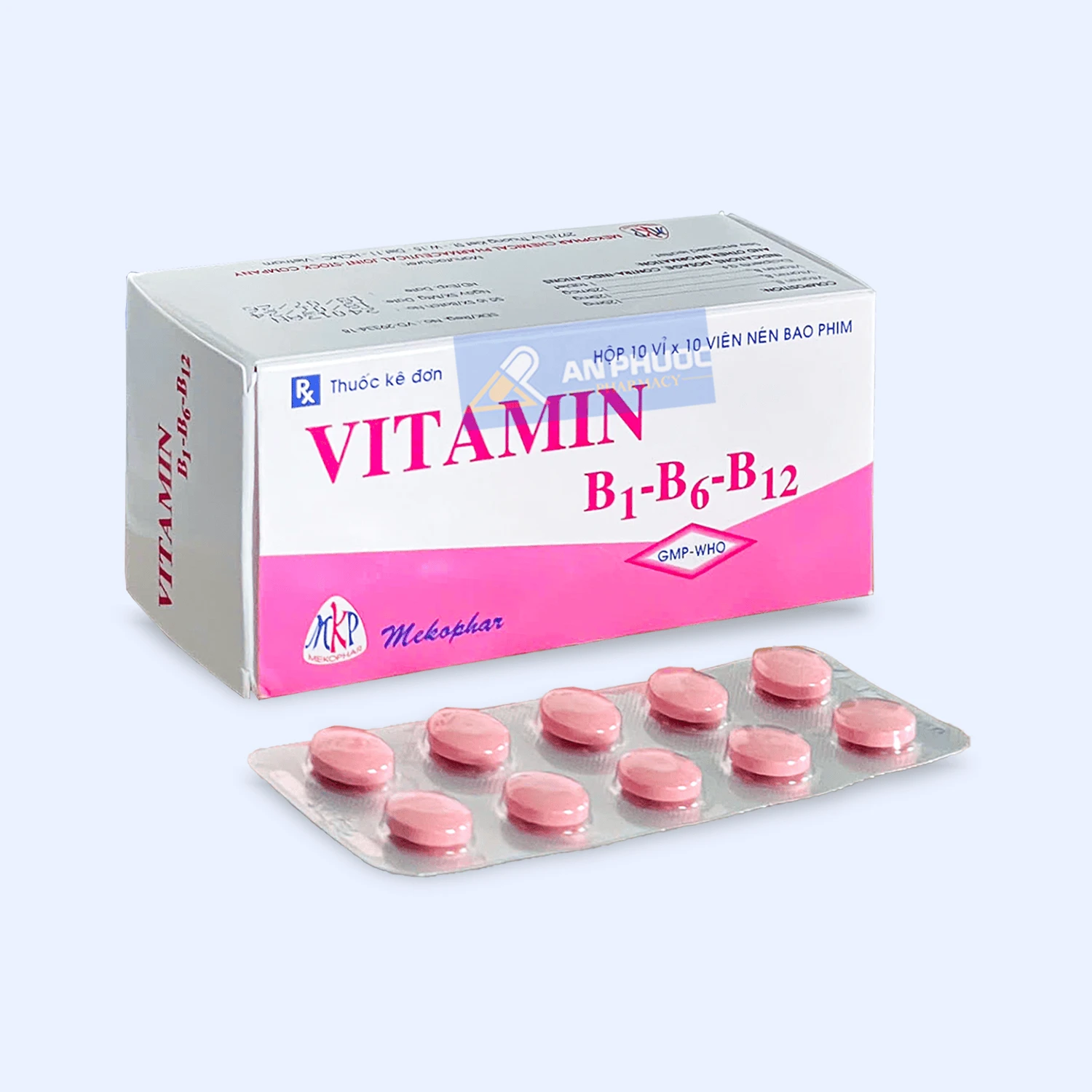 Thuốc Vitamin B1- B6 - B12 MKP | Hộp 100 viên