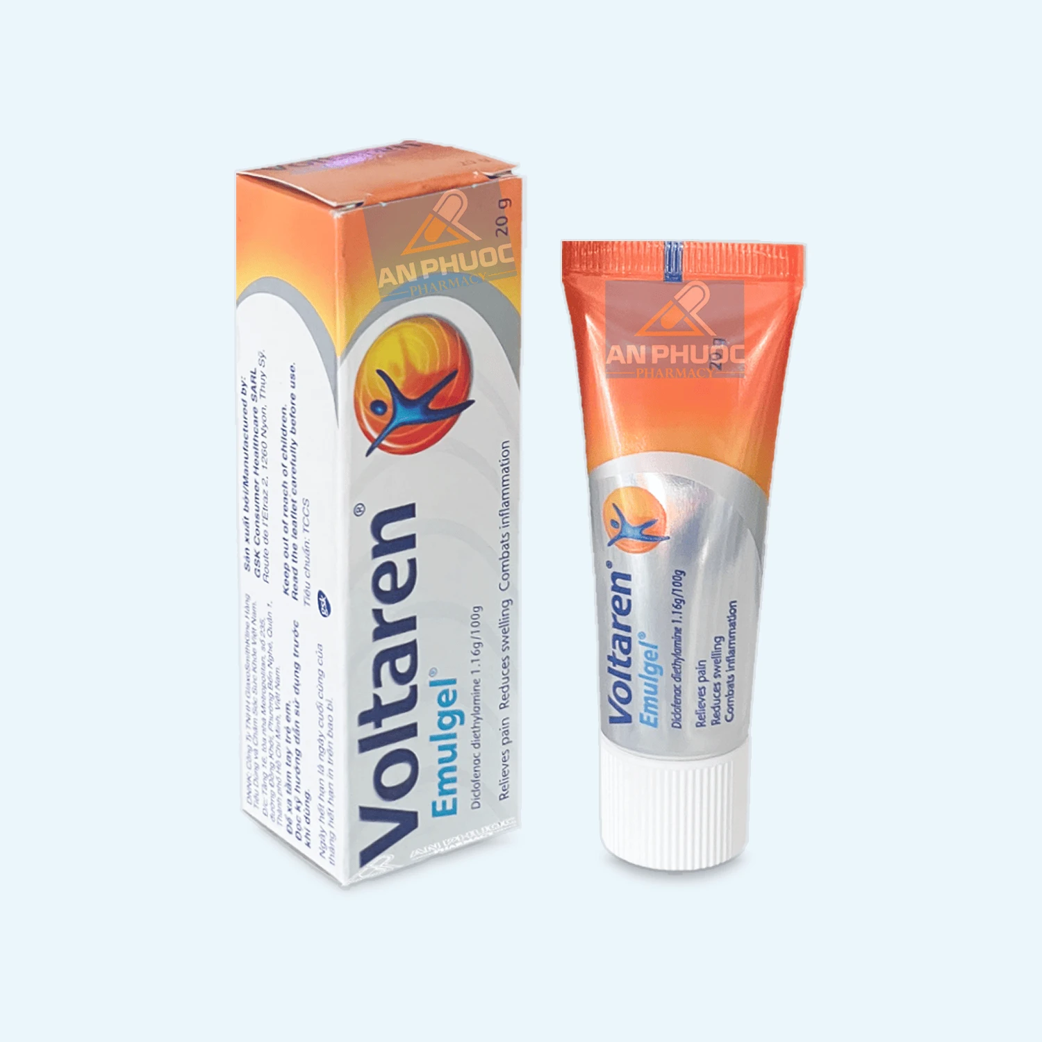 Thuốc bôi giảm đau Voltaren® Emulgel Tuýp 20 gam