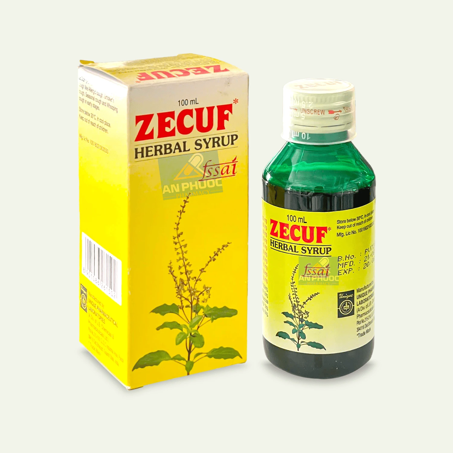 Siro ho thảo dược Zecuf® | chai 100ml