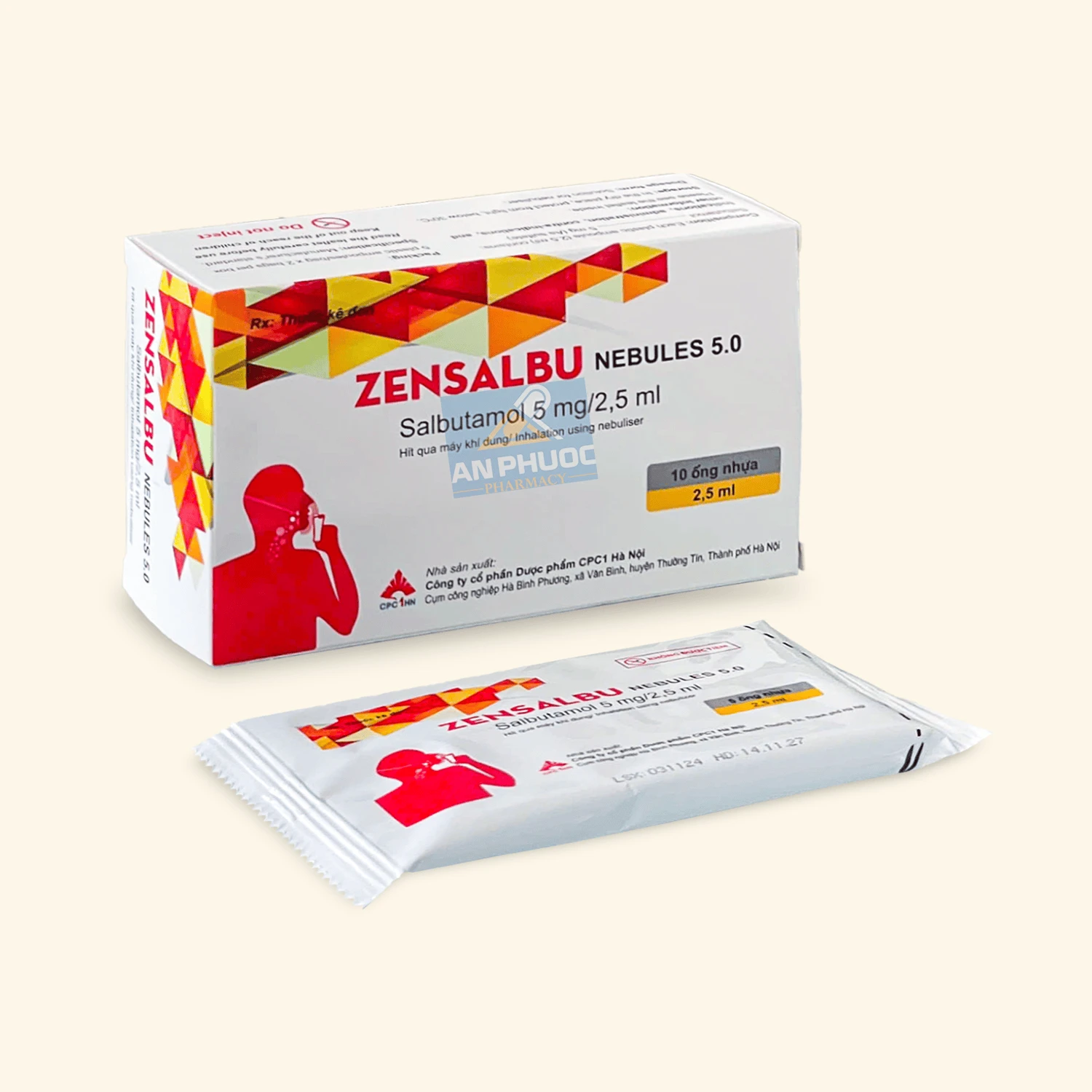 Thuốc Zensalbu® Nebules (salbutamol) 5.0