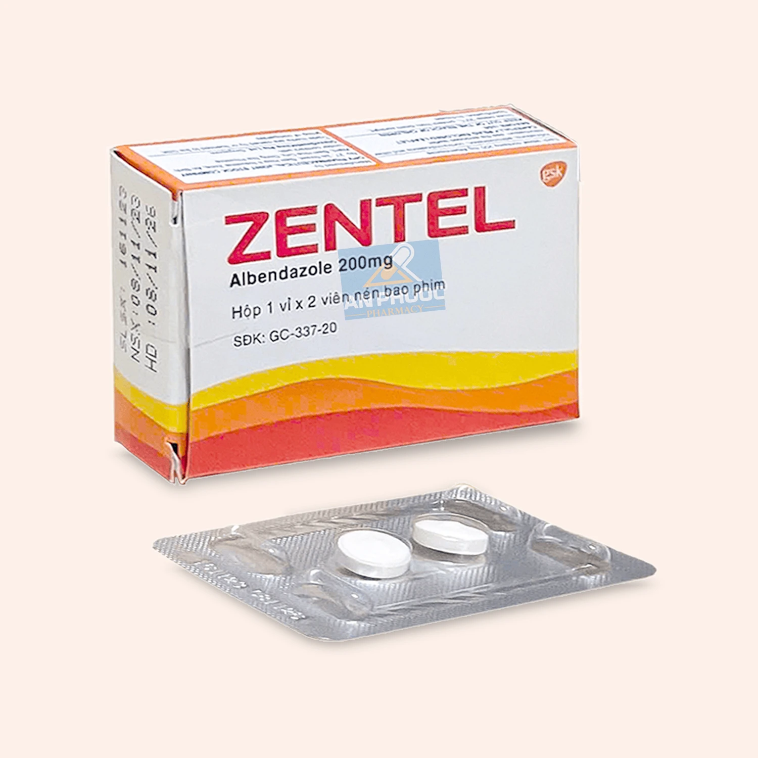 Thuốc Zentel® (albendazole) 200mg