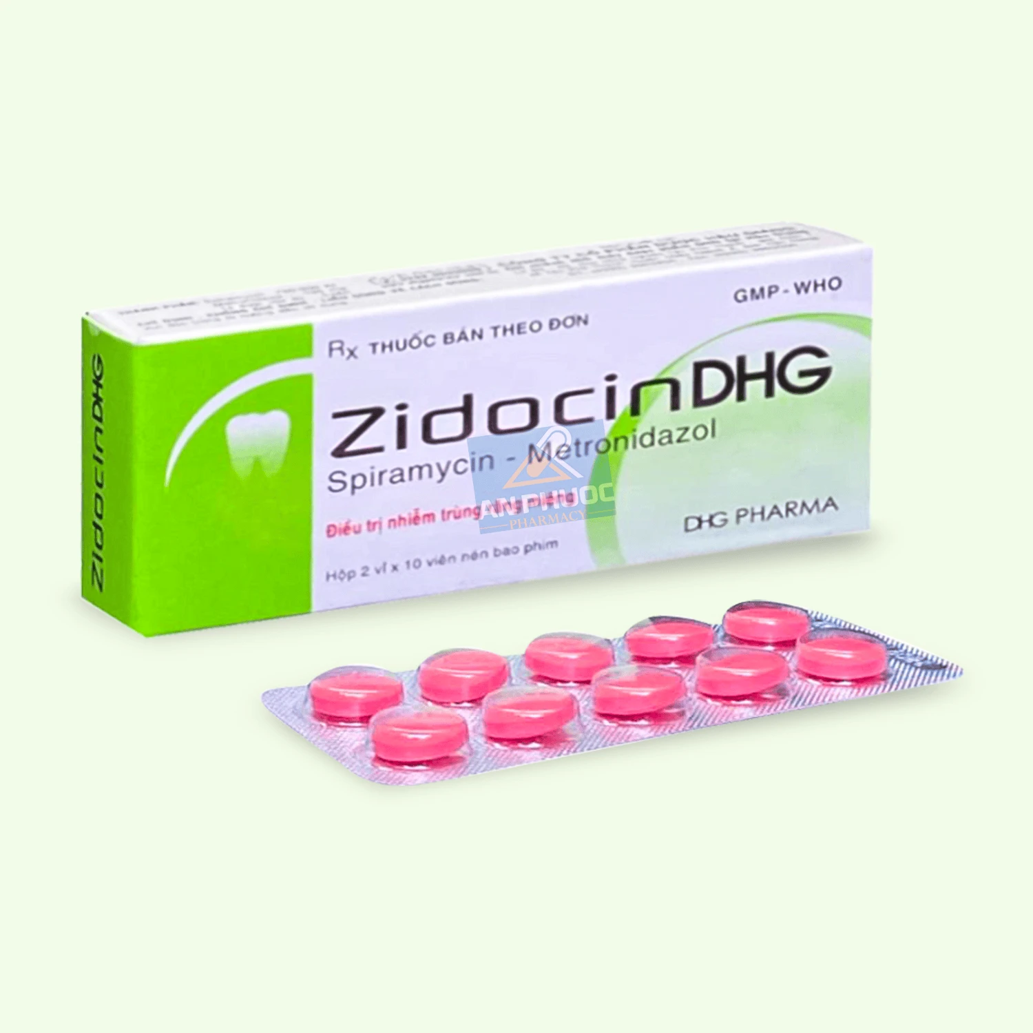 Thuốc ZidocinDHG® (Spiramycin, Metronidazol)