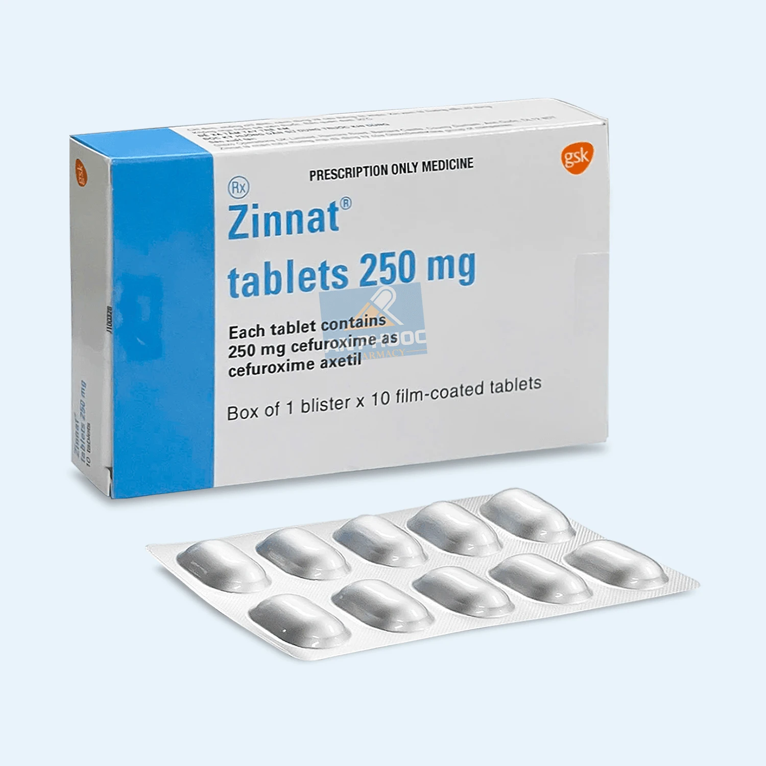 Thuốc Zinnat® (cefuroxim) 250mg