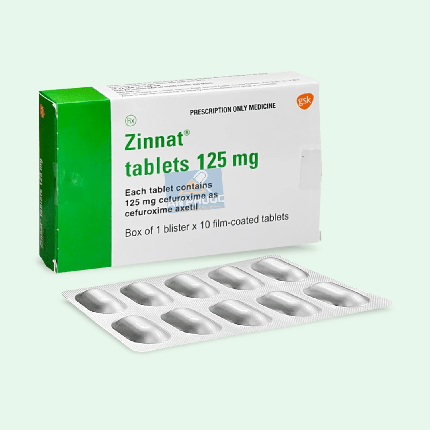 Thuốc Zinnat® (cefuroxime) 125mg