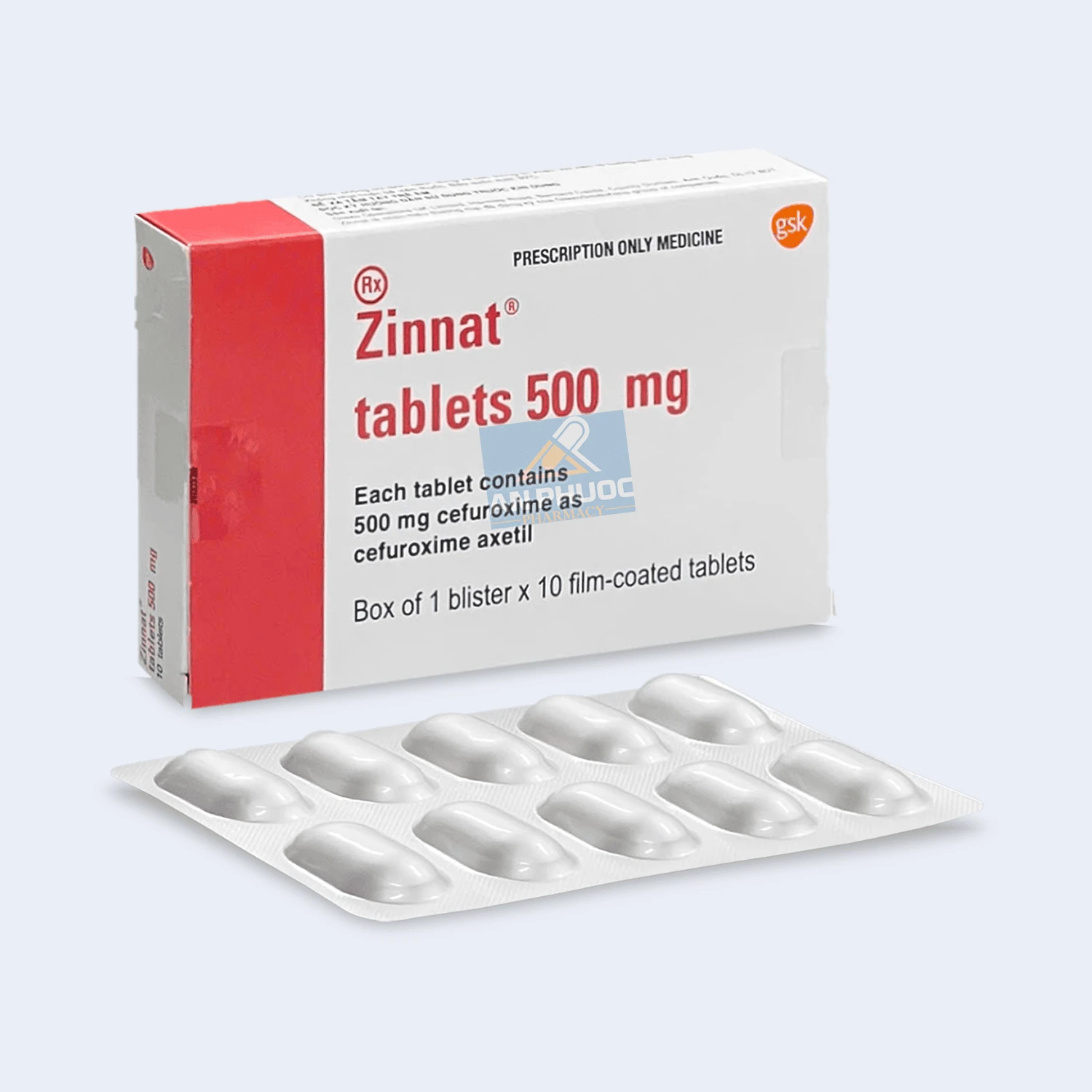 Thuốc Zinnat® (cefuroxime) 500mg