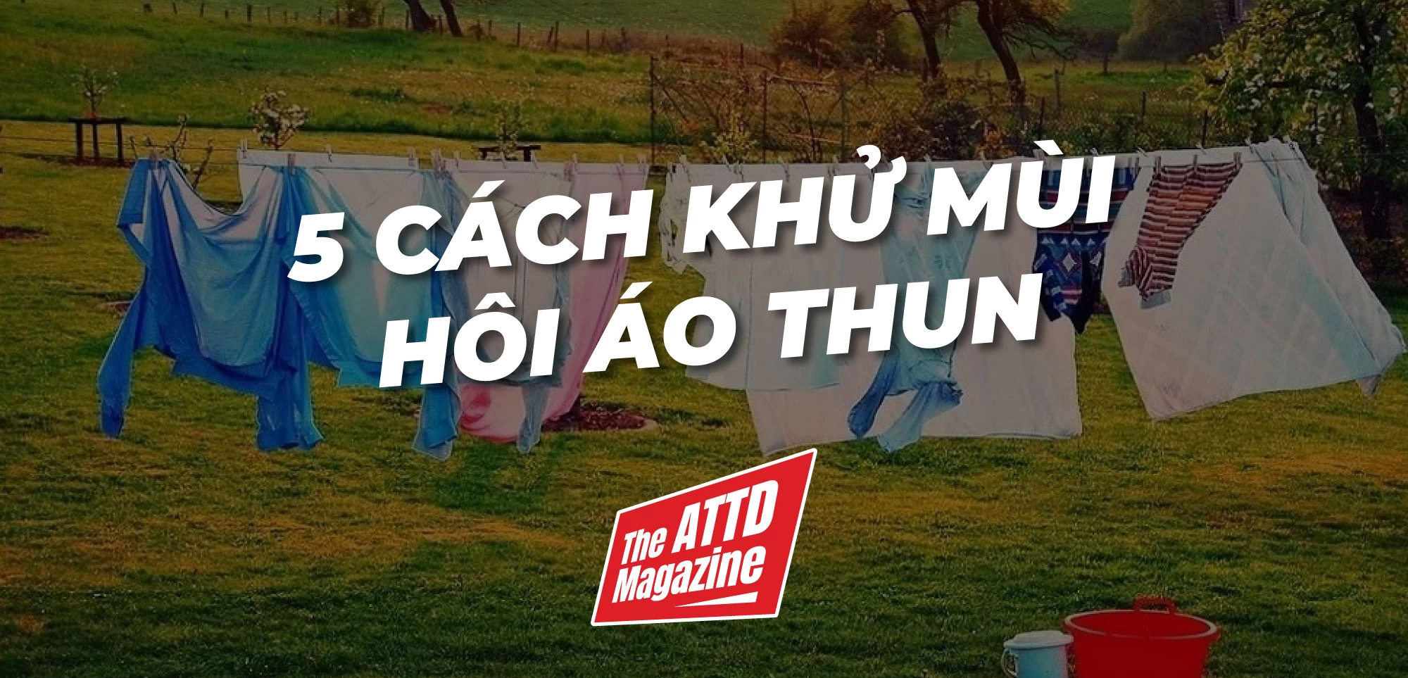 5 Cách Khử Mùi Hôi Trên Áo Thun Hiệu Quả
