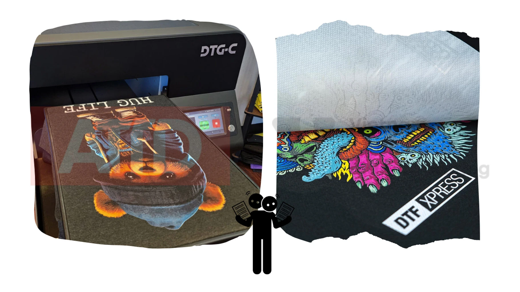 So Sánh In Áo Theo Yêu Cầu DTF Và In DTG – Nên Chọn Loại Nào?