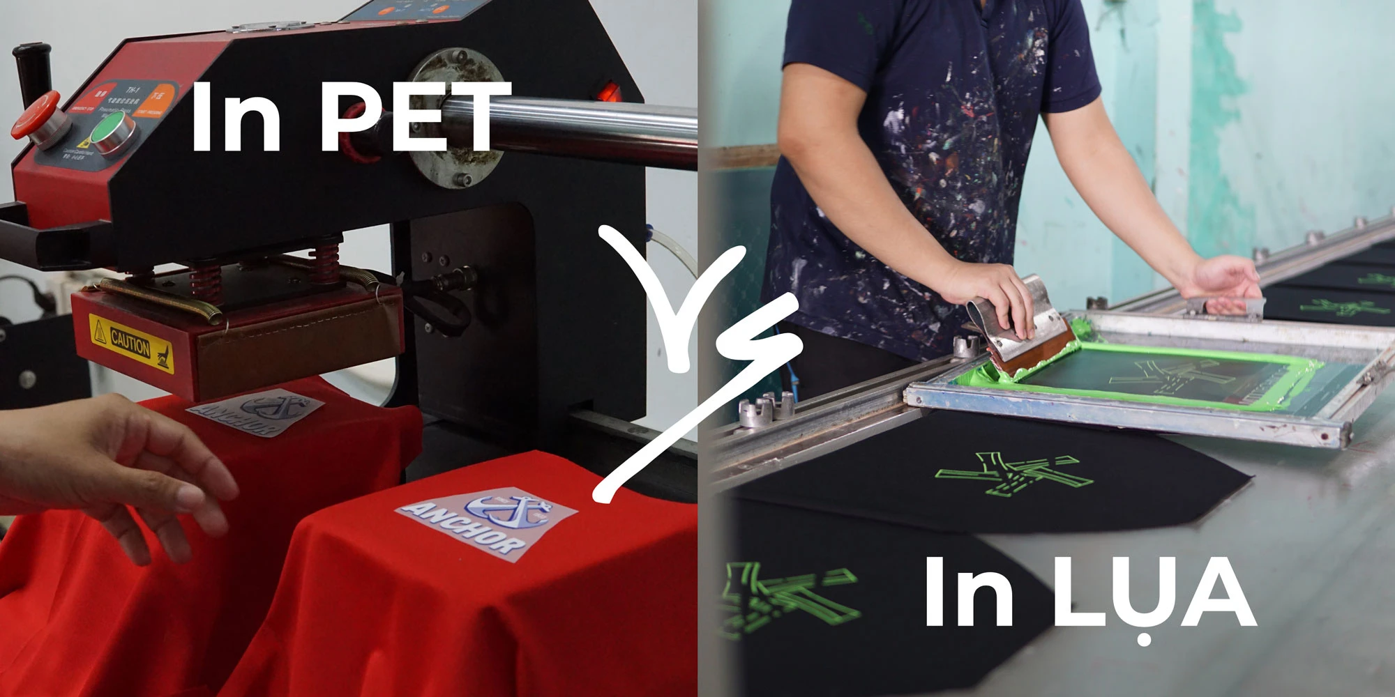 In Áo Theo Yêu Cầu Nên Chọn In PET Hay In Lụa