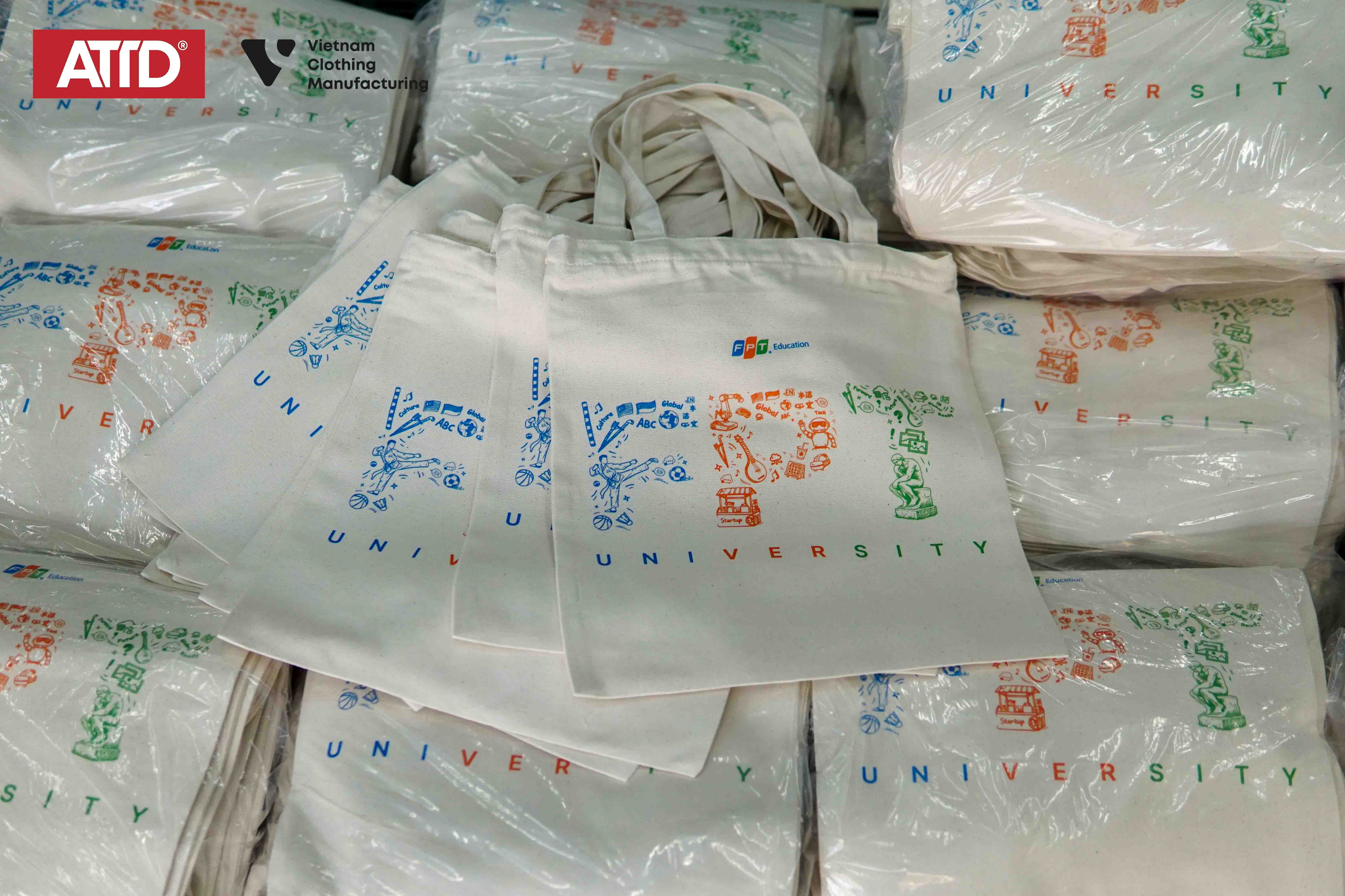 May In Túi Tote Đồng Phục FPT University