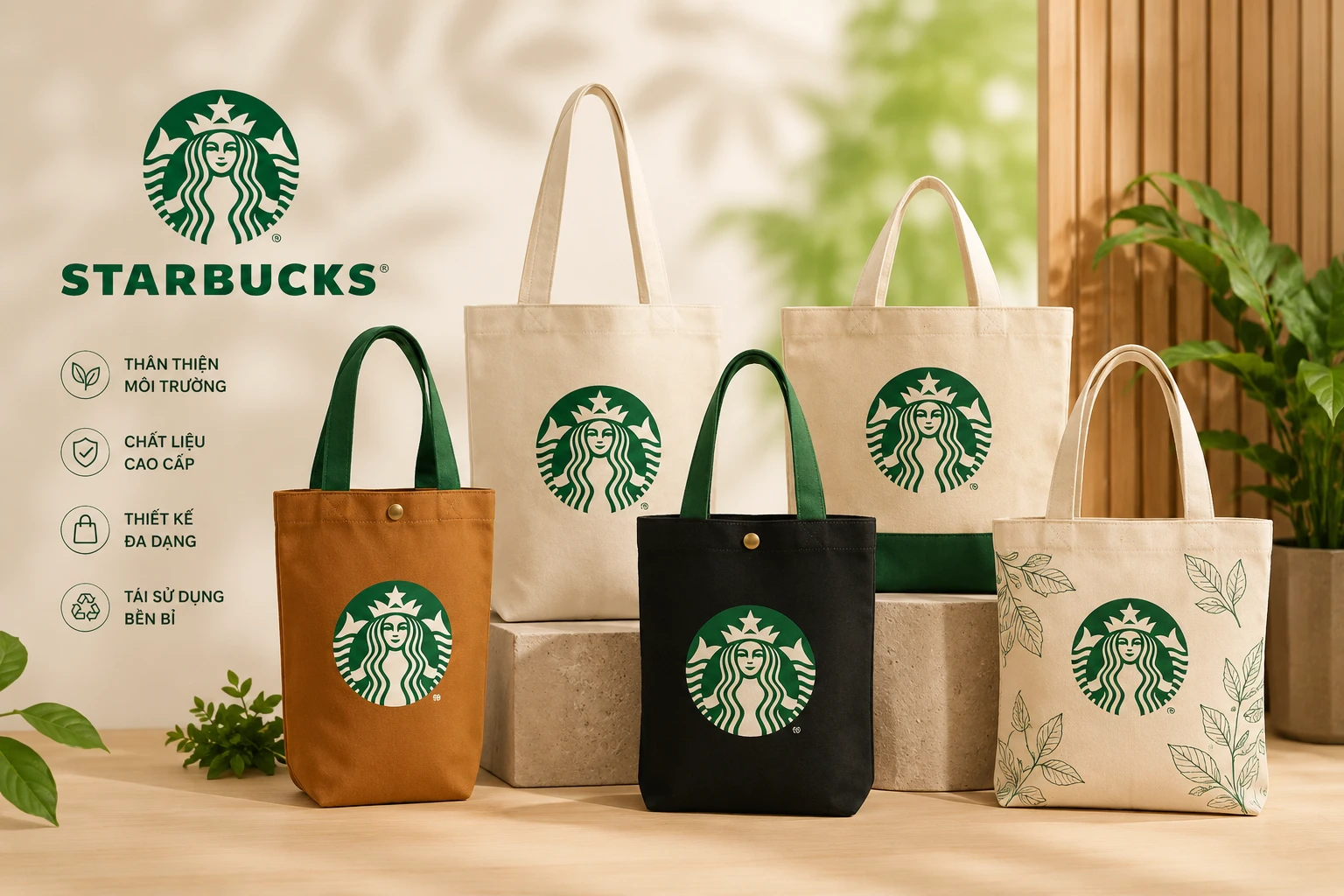 Túi Canvas Doanh Nghiệp | Xu Hướng Tote Bag Branding Được Nhiều Thương Hiệu Lựa Chọn