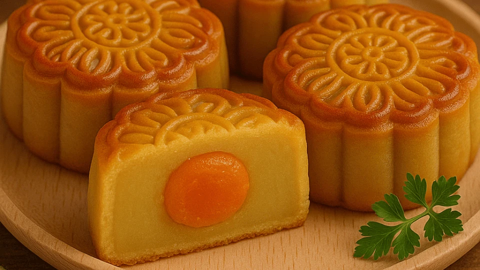 Cách làm bánh trung thu nhân trứng muối đơn giản tại nhà