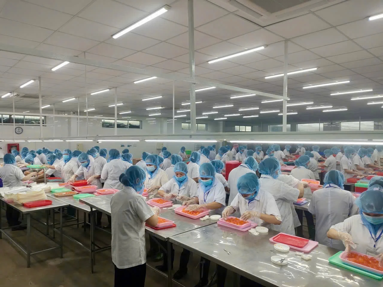 Nhộn nhịp sản xuất mùa trung thu, sản phẩm lòng đỏ trứng muối Meko