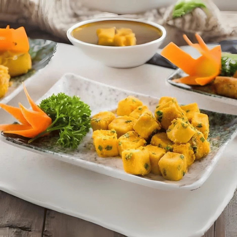 Đậu hũ sốt trứng muối